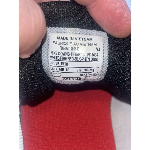 Nike Down Shifter 13 Ggp Sample Pair  Size 10 Rare Usually Ggp Is A 1of 3 Pair main image 10